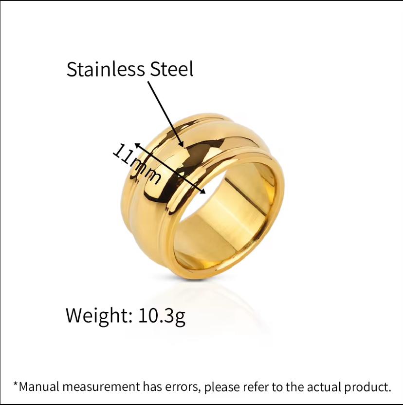 Classic Gold Groove Band Ring-9

Crafted for dura