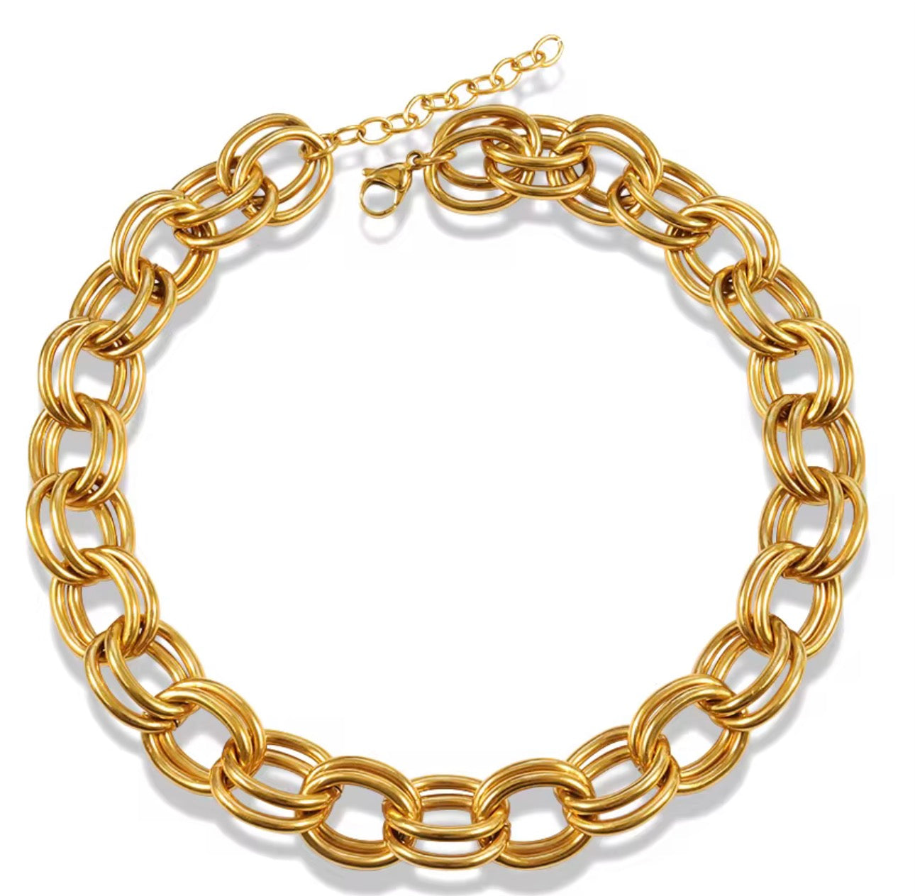 Different Oversized link Necklace
