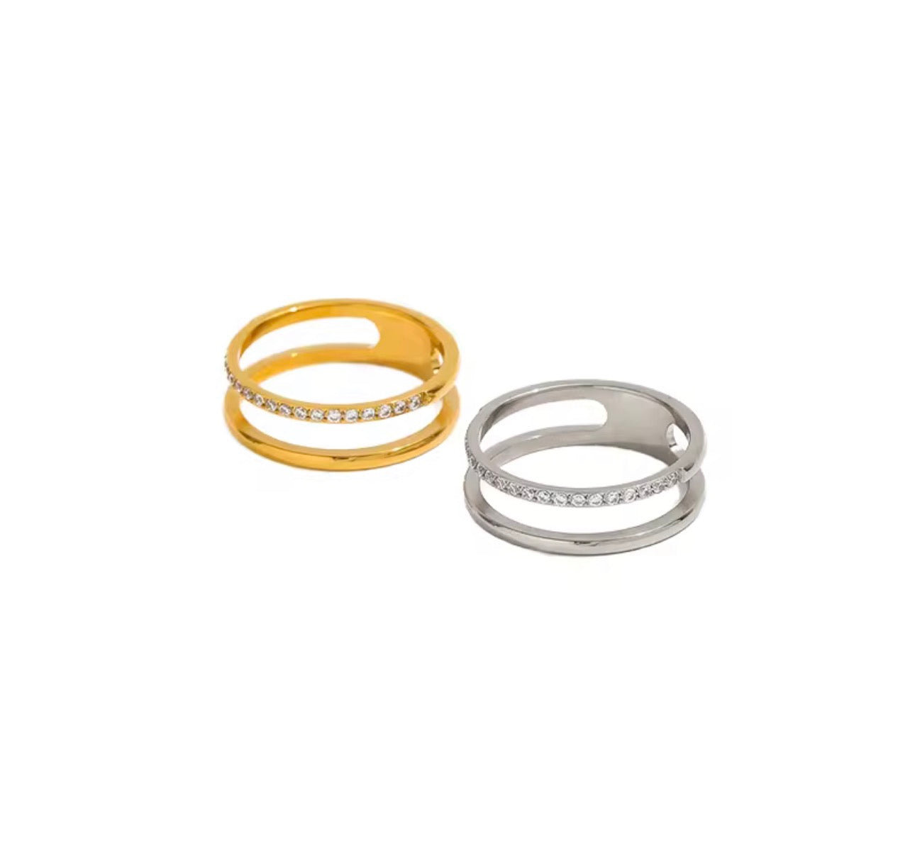 Terry double ring