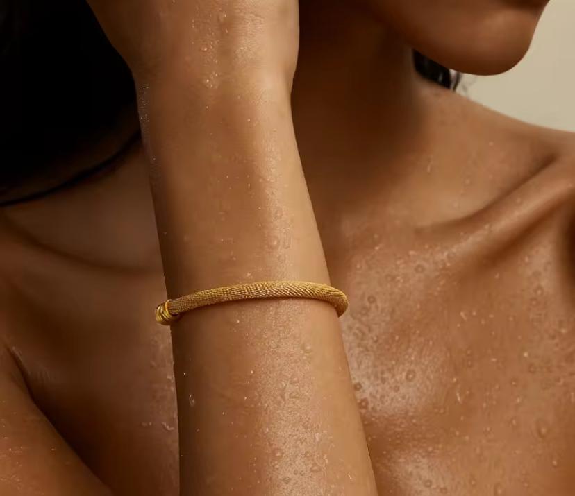 Brina Cuff Bracelet-Gold