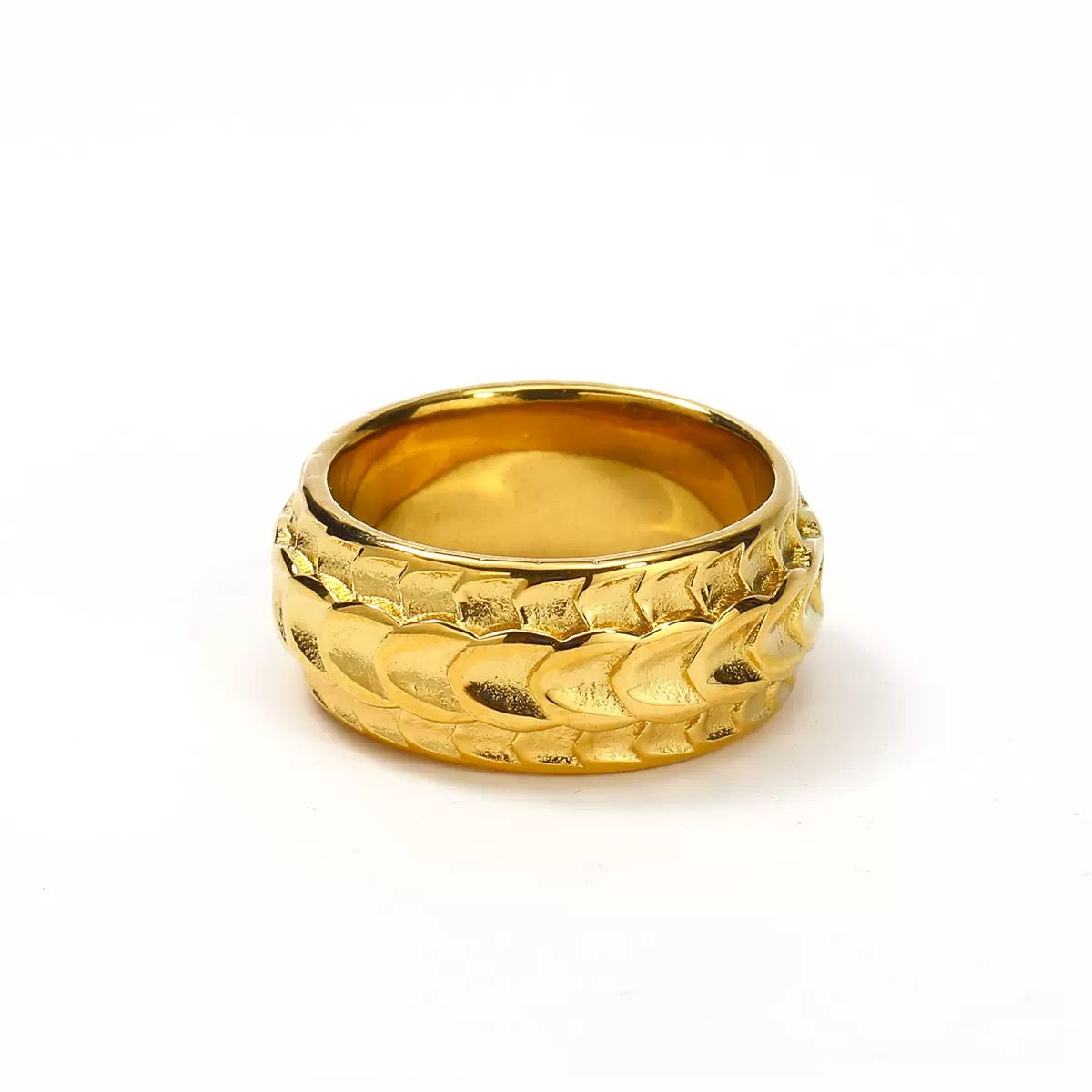Rosenaly Fish Scale Ring