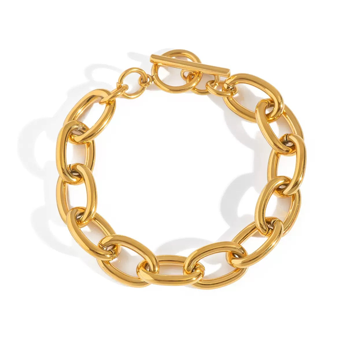 Mullen chunky over chain Bracelet