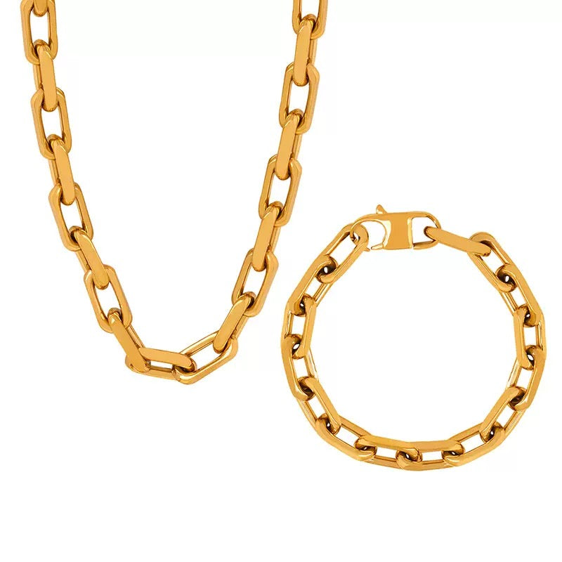 Different Oversized link Necklace