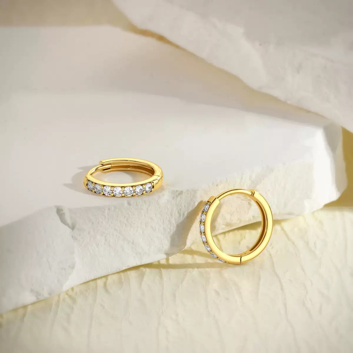 Auntie Huggie hoop earring