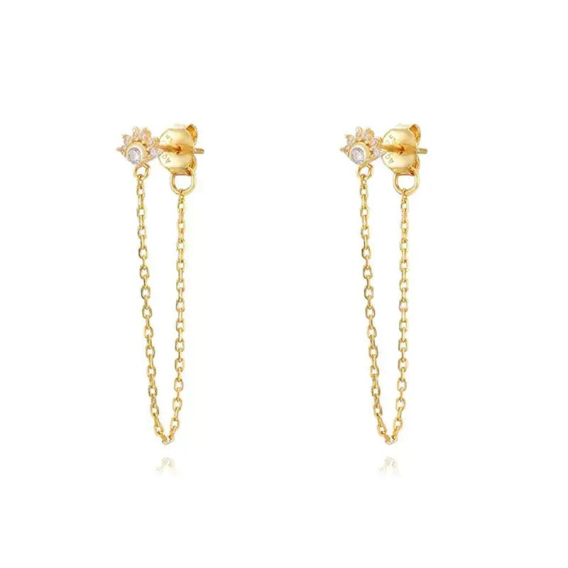 Solange chain stud Earrings