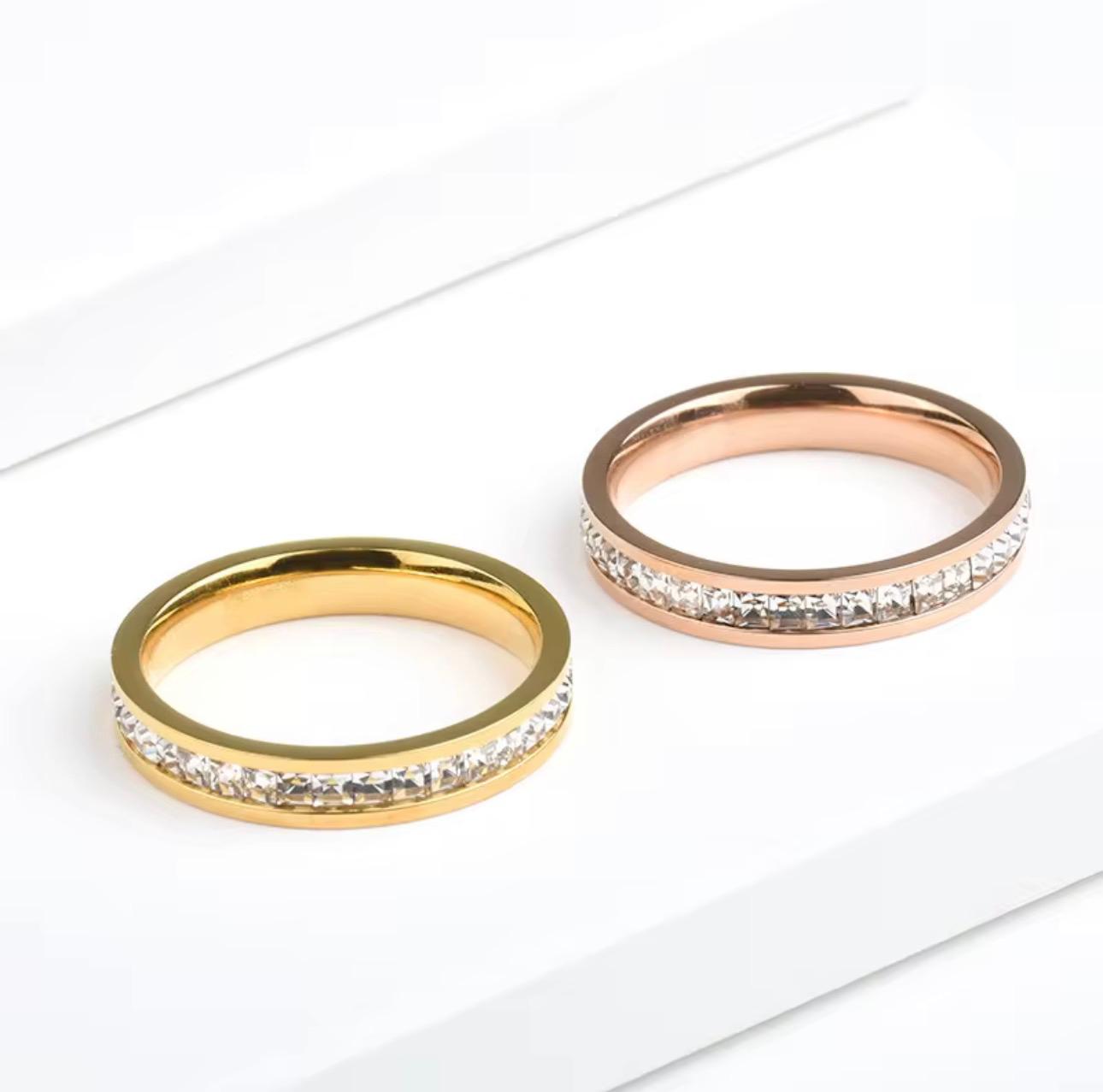 Rosenaly Rings Gold 7