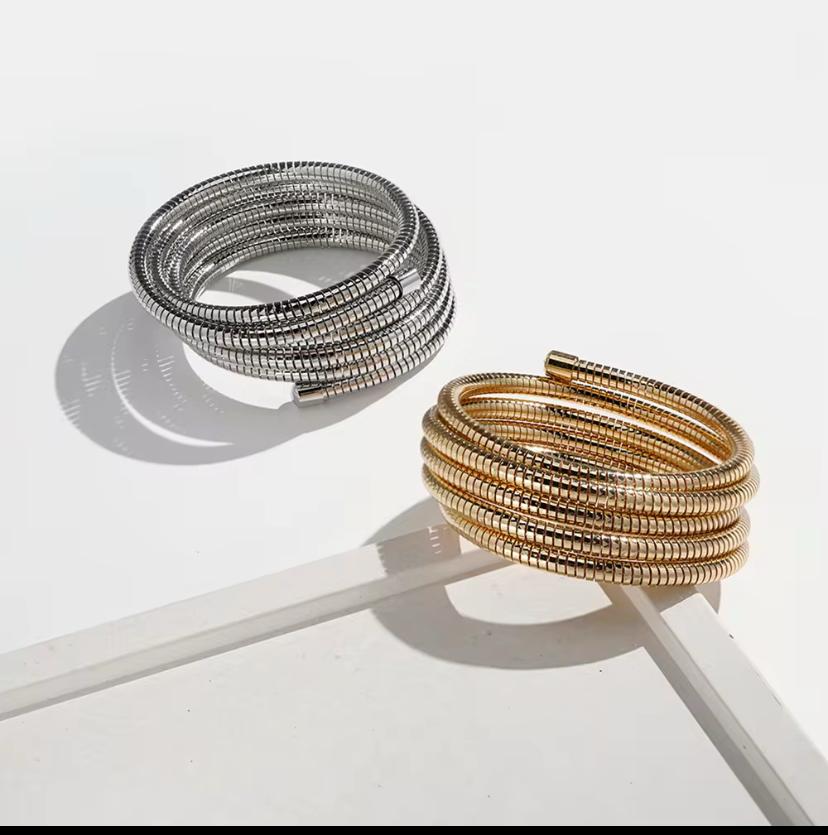 SERALUX Coil Bracelet- Gold