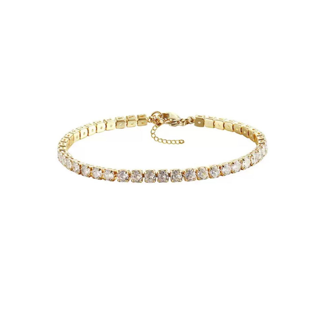 Celeste Tennis Bracelet-Gold