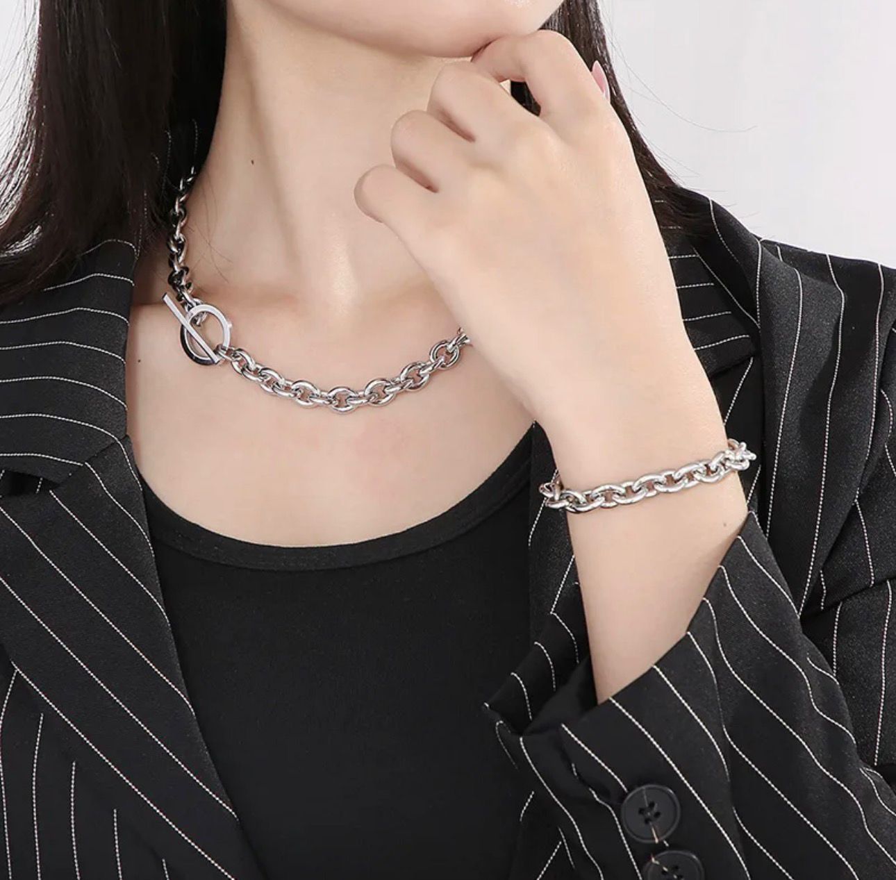 Royal Link Luxe Bracelet-Silver