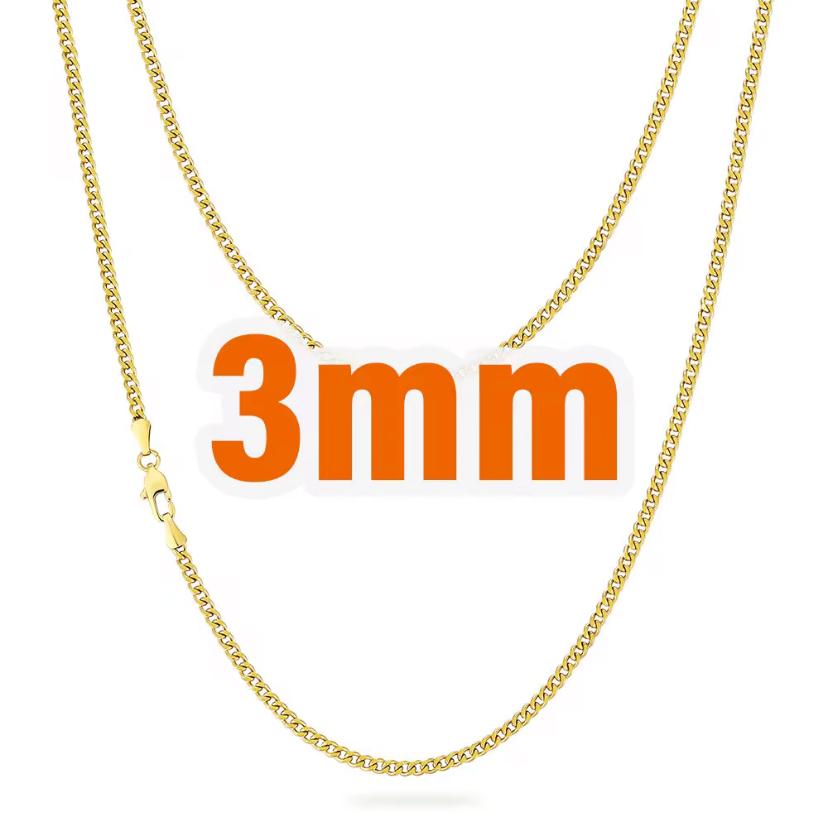 Milan Cuban Link Chain Necklace-Gold