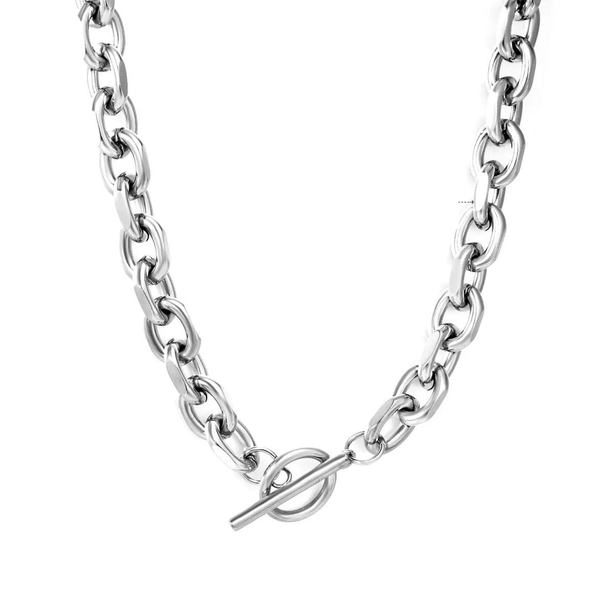 Royal Link Luxe Necklace-Silver