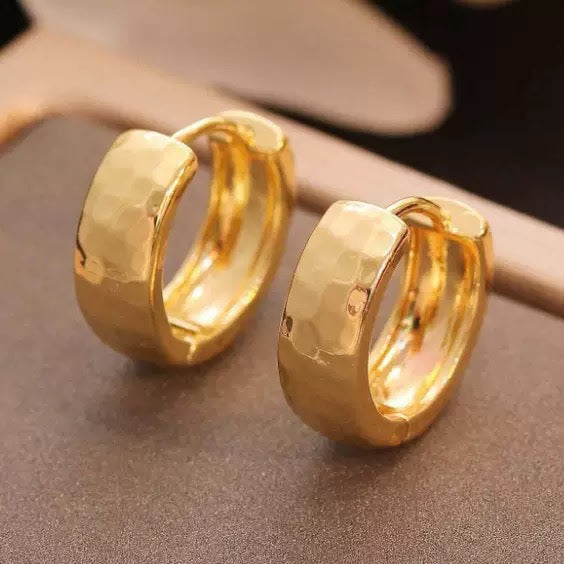 Clara Pear Huggie Hoop Earring