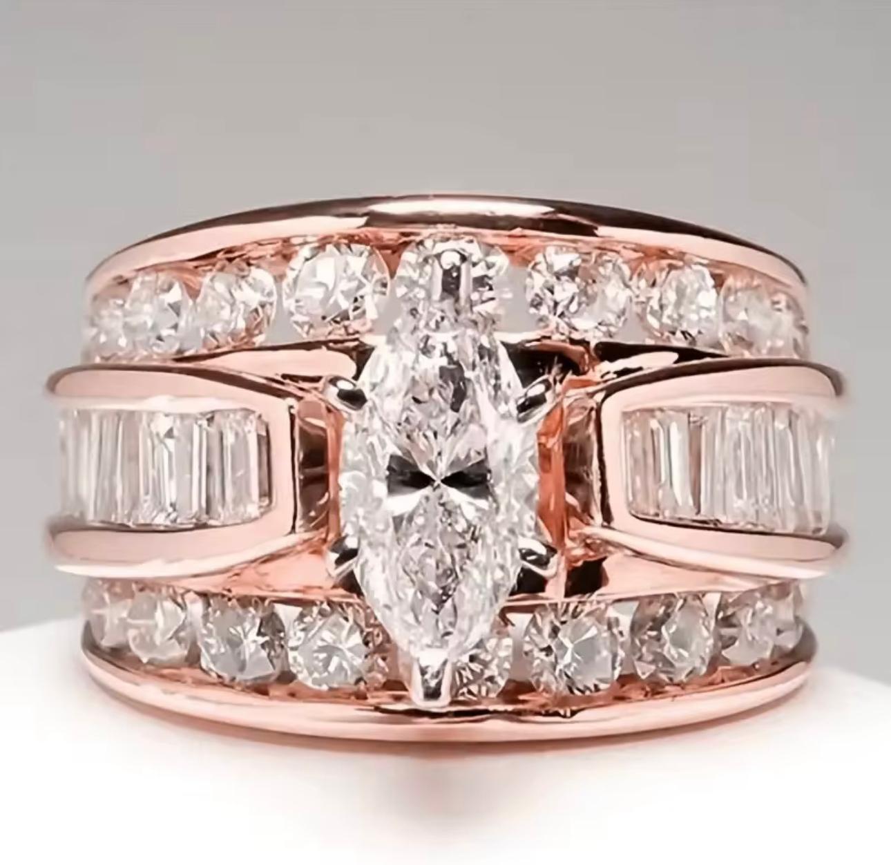 Celestia Luxe Ring-Gold 8