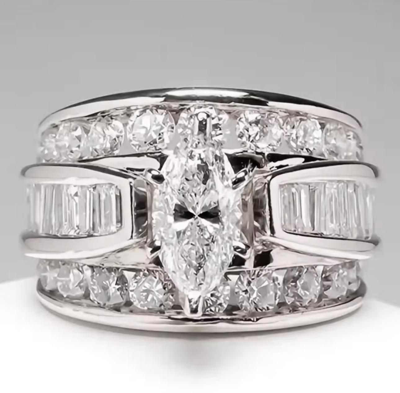 Celestia Luxe Ring-Silver 9