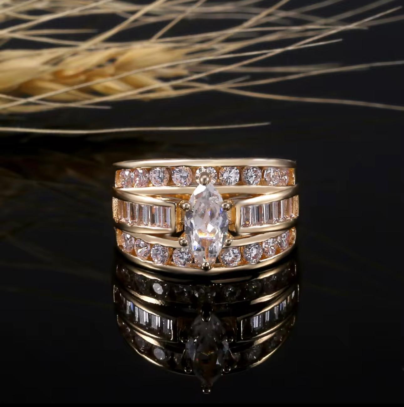 Celestia Luxe Ring-Gold 9